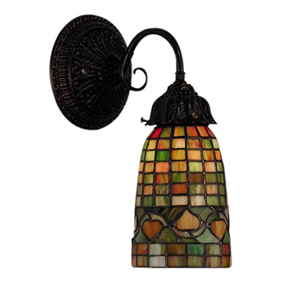 Meyda Tiffany 74049 Tiffany Acorn Wall Sconce, 12" Width