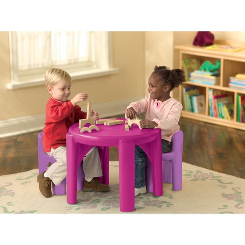 Little Tikes Table Chairs Purple And Walmart Com Walmart Com