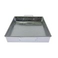 thumbnail image 3 of Home Trends White Metal Rectangle Tray ,1 Piece, 3 of 6