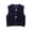 Navy, variant on Womens Knit Crop Sweater Vest Button Up Sleeveless Short Outerwear with Pockets Spring Fall Layering Tops (XL, Army Green)