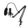 USB 192kHZ/24bit Podcast Recording Microphone Kit Professional Condenser Studio Broadcasting MIC with Stand Plug & Play For Gaming Chatting Speech