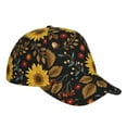 thumbnail image 3 of Fotbe Fall Sunflowers Leaves Baseball Cap, Fall Sunflowers Leaves Print Dad Hat,Outdoor Hat,Adjustable Sports Cap, Perfect For Activities, 3 of 9