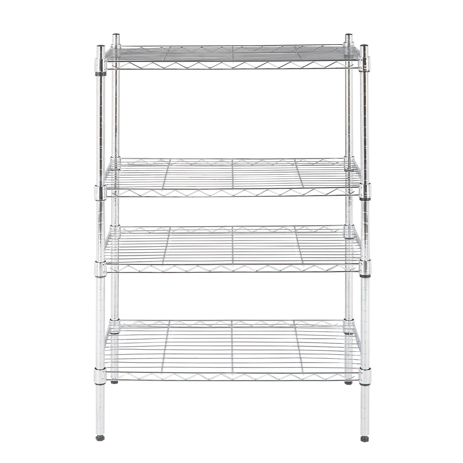 Chrome Wire Shelving with 5 Shelves - 8D x 30W x 84H (SC083084-5)