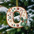 thumbnail image 4 of SDNall Christmas Tree Decorations, Christmas Tree Decoration 2D Acrylic Decoration Letter Pendant with 26 Letters Christmas Hanging Decoration Diy Crafts Christmas Home Decoration, 4 of 5