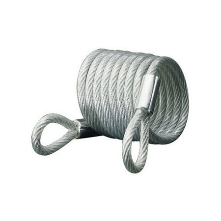 Master Lock 65D 6' Self Coiling Vinyl Coated Cable with Loop