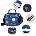 thumbnail image 3 of FORMRS Student Lunch Bag Insulated Reusable Cooler Box with Zipper Pockets, Light Pink Jellyfish, 3 of 9