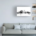 thumbnail image 2 of Trademark Fine Art "Minneapolis MN Skyline B&W" Canvas Art by Michael Tompsett, 2 of 5