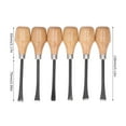thumbnail image 2 of Premium Wood Carving Chisel Set with Ergonomic Beech Handle for Precision Crafting and Artistic Woodworking Projects, 2 of 6