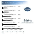 thumbnail image 3 of EcoNesxp High Hardness Drywall Screw Combination Kit Screw Set 3/4 3 Inch 2 Inch Pieces 1 Inch 1/4, 3 of 4