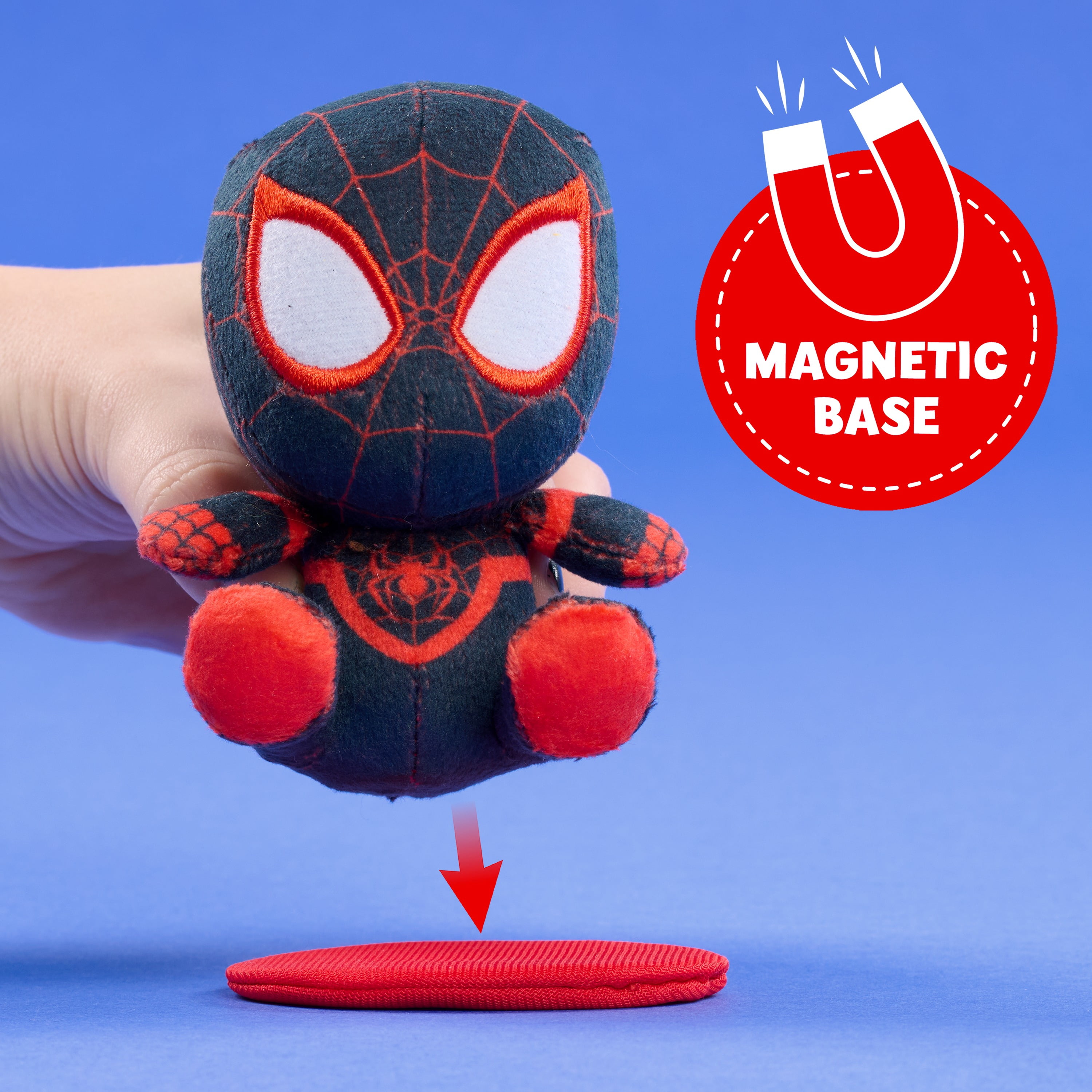 Marvel Miles Morales Perch'd 4-inch Shoulder Plush Stuffed Animal