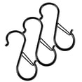 thumbnail image 1 of Paquete de 5 ganchos en S para colgar, ganchos en S resistentes de 3,5 pulgadas con hebilla de seguridad Ganchos en forma de S Ganchos para estantes de cocina Ganchos para colgar plantas, (n, 1 of 5