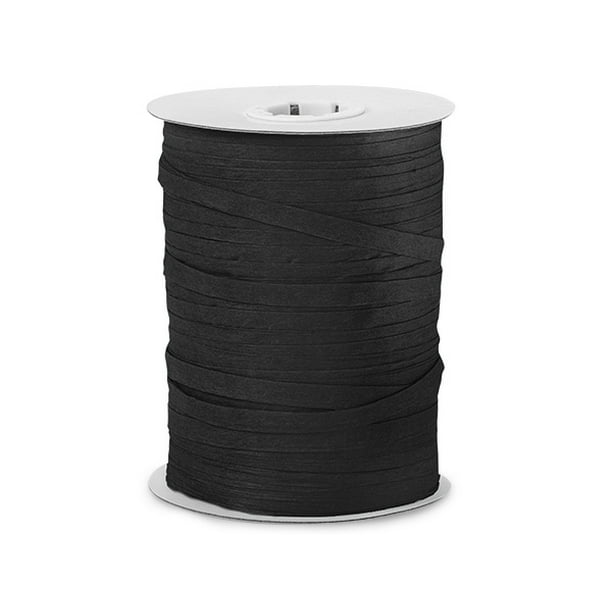 Paper Black gift packaging Raffia Ribbon