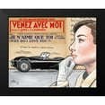 thumbnail image 2 of Lisa.C 24x20 Black Modern Framed Museum Art Print Titled - Je n aime que toiÂ&nbsp;, 2 of 5