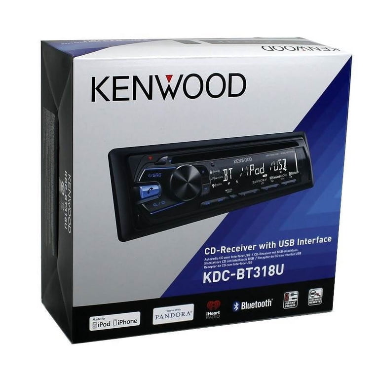 Kenwood KDC-BT318U - Car - CD receiver - in-dash - Single-DIN - 50