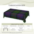 thumbnail image 6 of Rectangle Table Cloth, Scottish Clan Macdonald Donald Tartan Resistant Washable Tablecloth Decorative Table Cover for Dining, Indoor and Outdoor, 6 of 6