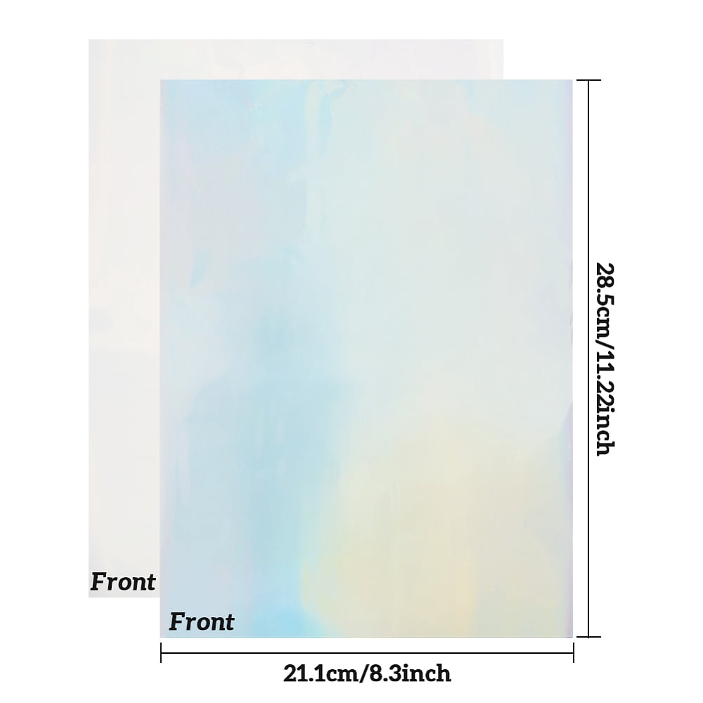 A4 Hot Stamping Foil Paper Transfer Foil Paper Elegance Laser Printer Craft Paper Mixed Color 28.5x21.1cm 60sheets/bag