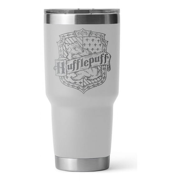 Vaso Térmico Acero inoxidable Hufflepuff 30oz Blanco