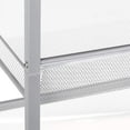 thumbnail image 4 of NEX 3-Tier Rustic Kitchen Cart MDF Wood Top and Metal Frame, Silver, 4 of 7