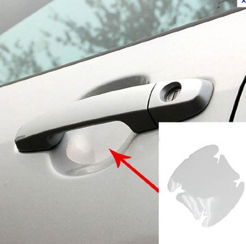 JDMBESTBOY 4PCs 3M Scotchguard Clear Door Cup Handle Paint Scratch Protection Protector Guard Film Bra