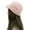 Pink, variant on ICHUANYI Winter Visor Beanie Hat for Men and Women Brim Knit Hats Billed Skull Cap Thick Solid Color