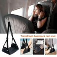 thumbnail image 1 of Repose-pieds d'Avion Réglable Hamac pour Avion Train Bureau Maison, 1 of 5