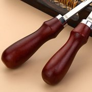 Yammee 4/6/8/10mm Leather Edges Beveler Tool Leather Wide Shovel Thinner Leather Edges Trimmer Crafting Tools for Enthusiasts