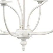 Elk Home 29-Inch Wide Hartford Chandelier, Traditional-Farmhouse White