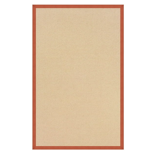 Athena Natural & Burnt Orange 9'10" x 13' Area Rug