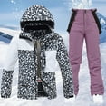 thumbnail image 2 of CONZONE Mens Ski Suits Casual Men's Snowboarding Set Fashion Graphic Windproof Jacket Pants Thick Skiing Suit for Men Warm Thermal Winter Snowsuits, 2 of 5