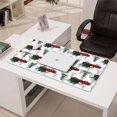 thumbnail image 3 of Long Mouse Pads for Desk,Red Christmas Truck and Tree Pattern Desk Mats on Top Of Desks, Desk Mouse Pad Extra Large with 3mm Non-Slip Base and Stitched Edge for Gaming,Office,Work,Home 31.5x15.7in, 3 of 5