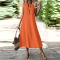 thumbnail image 2 of Sleeveless Maxi Dress for Women Casual Loose Fit Sundress A Line Summer Beach Vacation Flowy Long Dress, 2 of 6