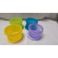 thumbnail image 2 of Tupperware Set Of 4 Round Spill Proof Lunch Box Multicolour Bowls Food Storage Containers, 2 of 4