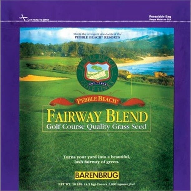 Barenbrug Pebble Beach Perennial Ryegrass Sun Partial Shade Lawn Seed Blend 10 Lb Walmart Com