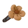 thumbnail image 4 of Horquilla de flor grande de de de otoño para mujer y niña, horquillas de moda, pinza elegante para , accesorios para el cabello para , Khaki Macarena grandes pinzas para el cabello, 4 of 8
