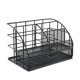 thumbnail image 5 of Caja de almacenamiento organizadora Advancent práctica y fácil de limpiar duradera organizadora de espacio negro semibrillante 22.5*15*15cm 2Conjunto, 5 of 6