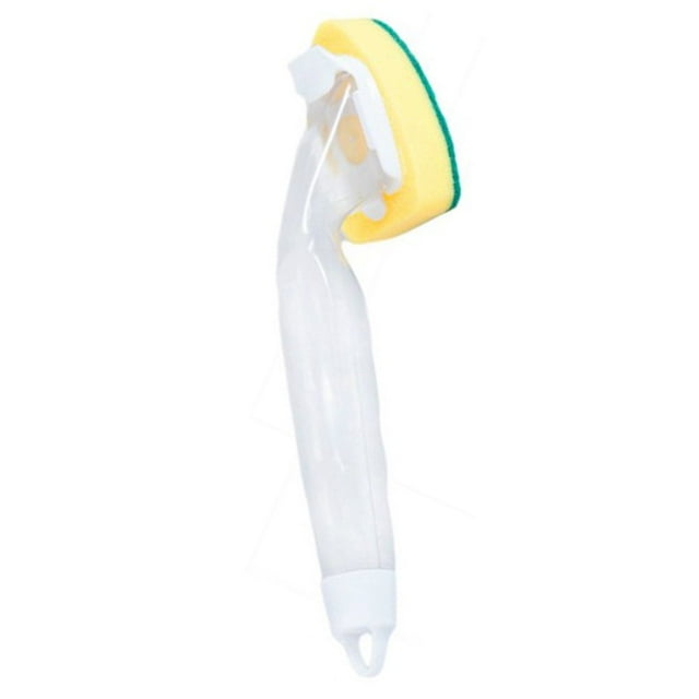 Dish Washing Tool Soap Dispenser Handle Refillable Bowls Pans Cups Cleaning Sponge Brush Kitchen Clean Tools