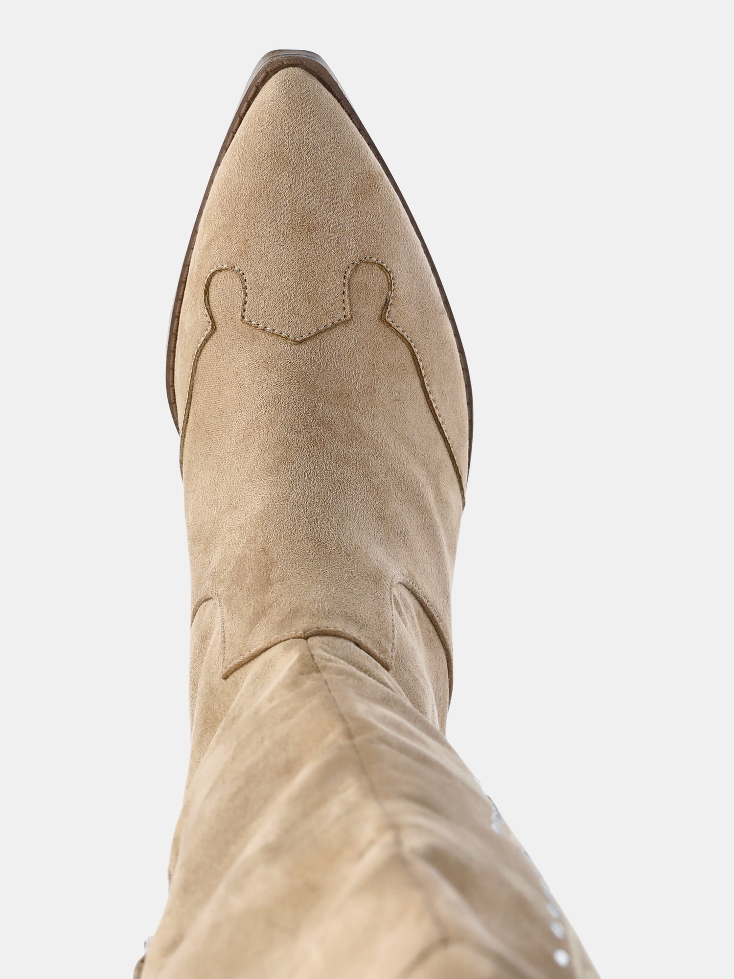 No Boundaries Women's Over the Knee Bling Western Boots