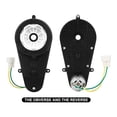 thumbnail image 4 of Primegos Kids Ride on Car Gear Box 550 12V 40000RPM High Speed Power Wheel Electric Motor Gear Box RS550 Drive Engine Match Gear Box Replacement, 4 of 8