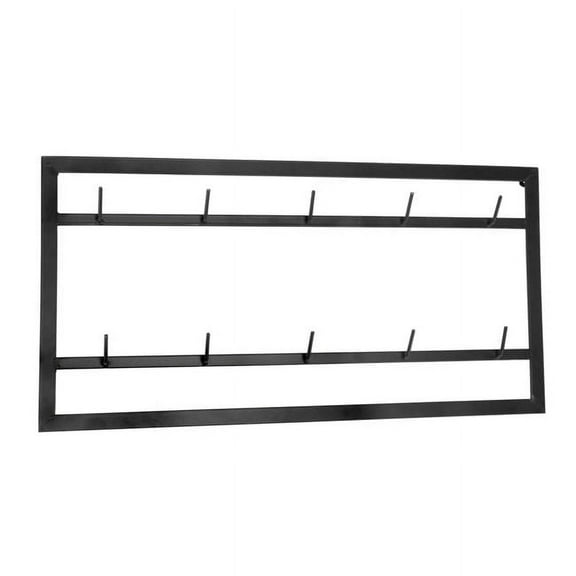 Tripar 10 Arm Mug Wall Rack | Black
