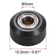 thumbnail image 2 of Rueda V de POM Uxcell con Rodamientos para Impresora 3D, OD 15.5mm 4pcs, 2 of 5