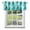 Aqua, variant on Kitchen Cafe Valance Curtain for Small Windows,Abstract Red Wave Stripe Texture Rod Pocket Short Valances,42x18in