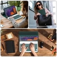 thumbnail image 4 of 1 Ensemble Clavier pour Tablette et Étui de Protection Clavier Coloré Sans Fil Compatible Bluetooth avec Cadeau de Haute Qualité, 4 of 5