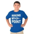 thumbnail image 5 of Making My Point Bow Hunting Season Crewneck T Shirts Boy Girl Teen Brisco Brands M, 5 of 6