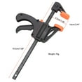thumbnail image 3 of Gate 4/6/8 Inch Woodworking Bar Fast F Clamping Grip Quick Ratchet Release Squeeze Carpentry Wood Trigger Clamps Plate Hand Ratchet Bar Tool Clip, 3 of 7