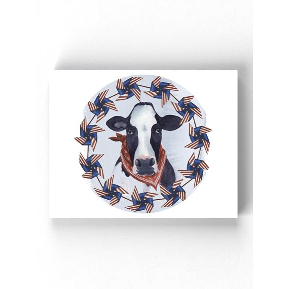 American Herd Wrapped Canvas -Grace Popp Designs,