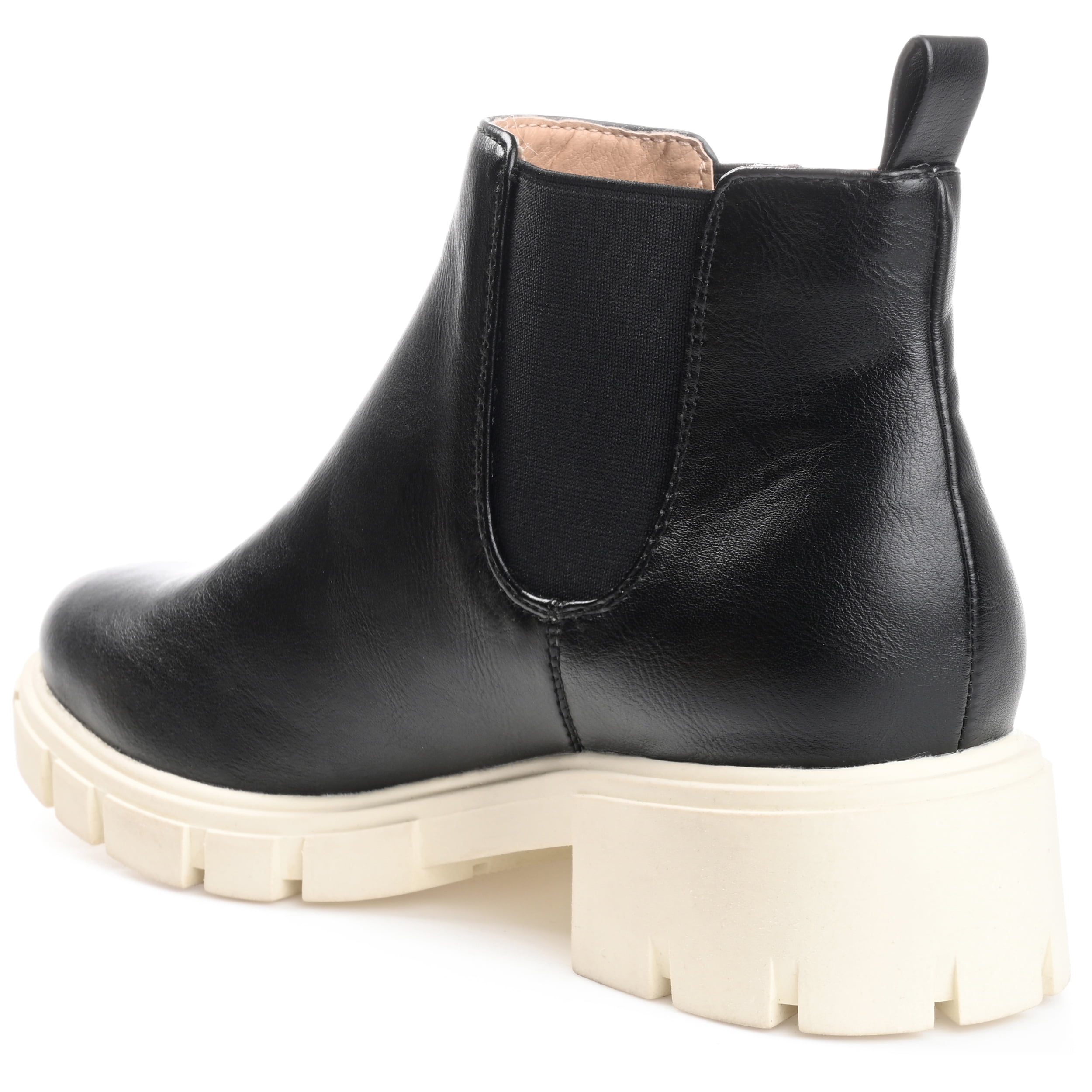 Journee Womens Rorke Pull On Block Heel Booties