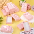 thumbnail image 5 of 12pc Cardboard Jewelry Boxes for Jewelry Gift Packaging Rectangle with Bowknot Pink 8.3x5.3x2.4cm, 5 of 8