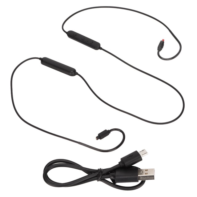 Cable adaptador inalámbrico BT MMCX para auriculares recargables de baja latencia con micrófono y controlador para ATH IM01