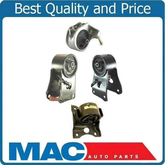 A/T Engine and Transmission Mounts 4pc Kit For Nissan Maxima 2000-2001 3.0L
