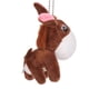 thumbnail image 1 of Cute Little Donkey Keychain Pendant Cartoon Plush Doll Toy Hanging Ornament, 1 of 5